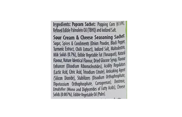 Act II Sour Cream & Cheese Flavour    Pack   