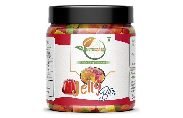 Nutrigrass Jelly Bites    Plastic Jar   