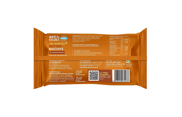 Open Secret Butter Bisuits    Pack   