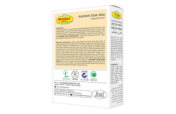 Bharat Masala Aloo Dum Masala    Pack   