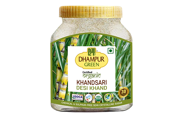 Dhampur Green Khandsari Desi Khand    Plastic Jar   