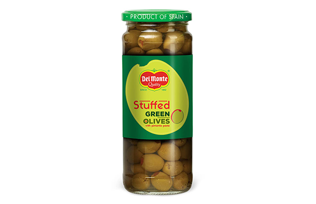 Del Monte Stuffed Green Olives   Plastic Jar   