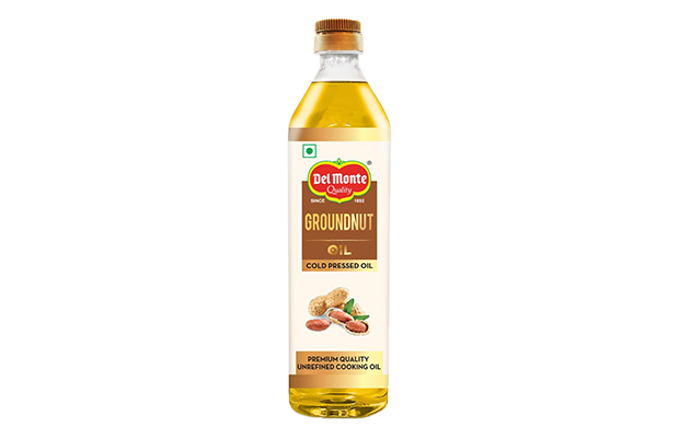 Del Monte Groundnut Oil   Plastic Jar   