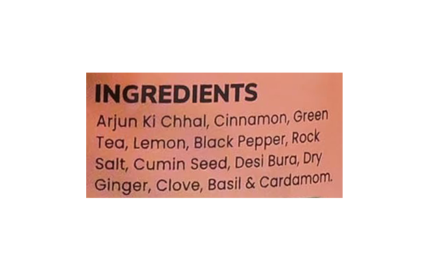 Amrita Naturals Hridya Shakti Herbal Tea    Plastic Jar   