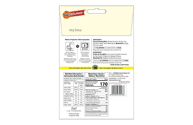 EatSuMore Veg Stew    Pack   
