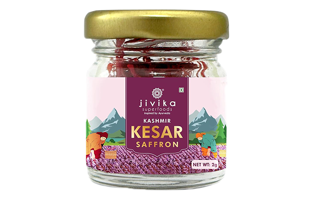 Jivika Organics Kashmir Kesar Saffron   Jar   