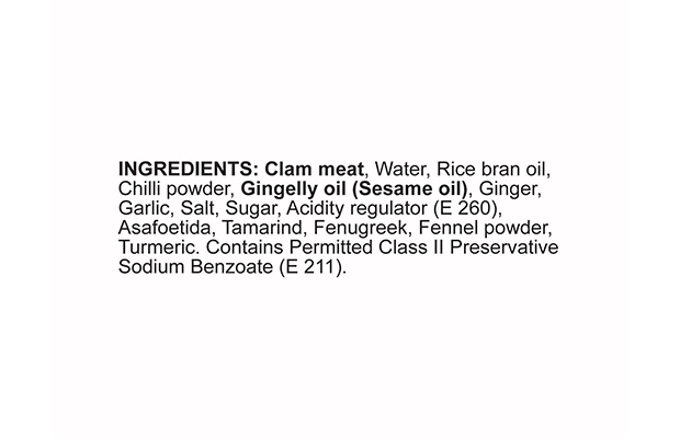 Tasty Nibbles Clam Pickle    Bottle   