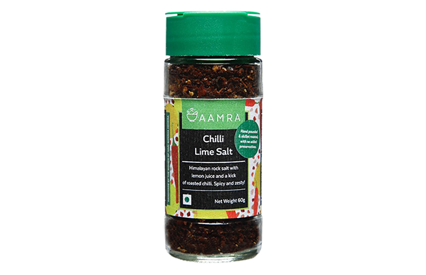 Aamra Chilli Lime Salt    Glass Bottle   
