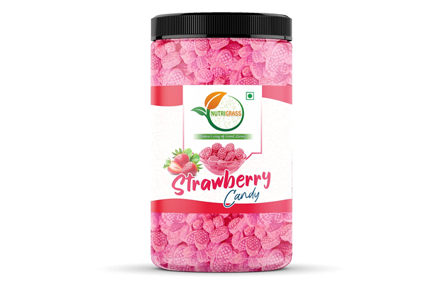Nutrigrass Strawberry Candy    Plastic Jar   
