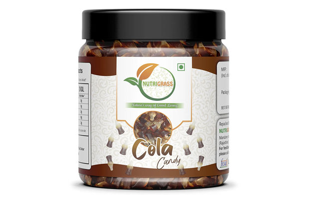 Nutrigrass Cola Candy    Plastic Jar   