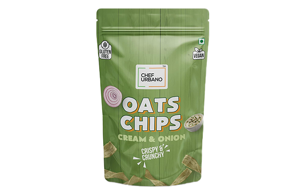 Chef Urbano Oats Chips Cream & Onion   Pack   