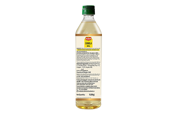 Del Monte Canola Oil    Plastic Bottle   