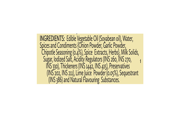 Del Monte South West Chipotle Dressing    Plastic Bottle   