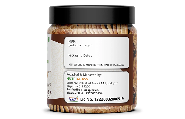 Nutrigrass Afghani Anjeer    Plastic Jar   