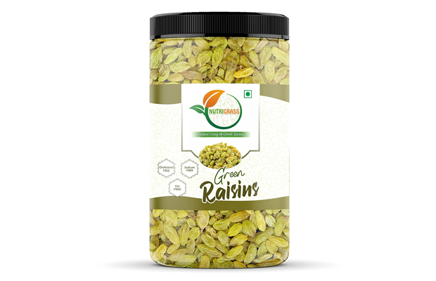 Nutrigrass Green Raisins    Plastic Jar   