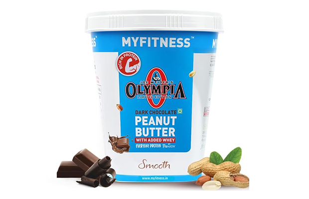 Myfitness Dark Chocolate Peanut Butter With Added Whey   Jar   