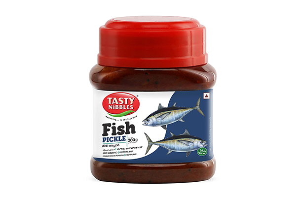 Tasty Nibbles Fish Pickle   Plastic Jar   