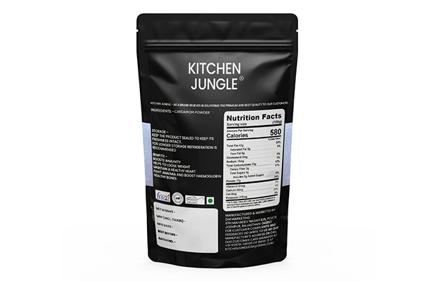 Kitchen Jungle Cardamom Powder    Pack   