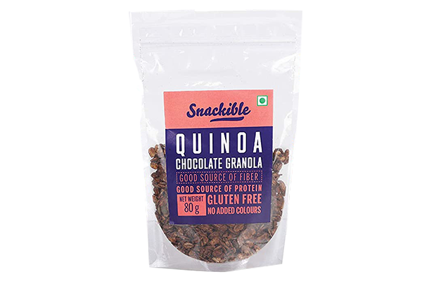 Snackible Quinoa Chocolate Granola    Pack   