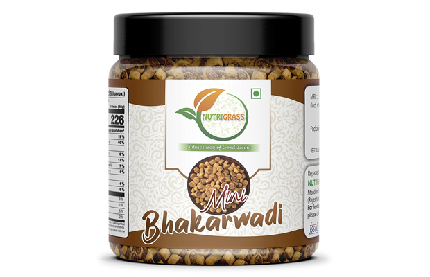 Nutrigrass Mini Bhakarwadi    Plastic Jar   