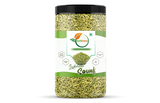 Nutrigrass Lucknowi Saunf    Plastic Jar   