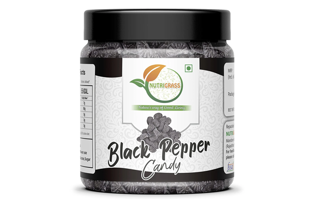 Nutrigrass Black Pepper Candy    Plastic Jar   