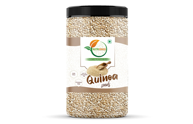 Nutrigrass Quinoa Seeds    Plastic Jar   