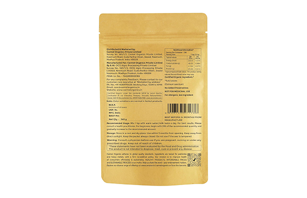 Carmel Organics Organic Tulsi Powder    Pack   