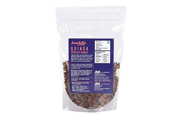 Snackible Quinoa Chocolate Granola    Pack   