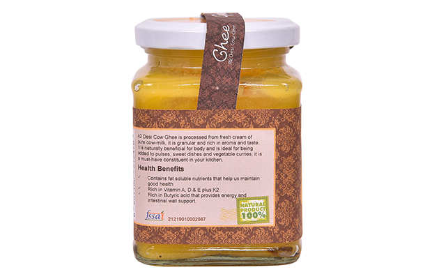 Team Demo Test A2 Desi Cow Ghee    Glass Jar   