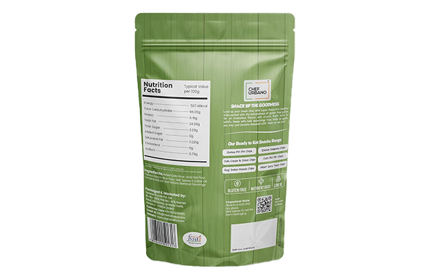 Chef Urbano Oats Chips Cream & Onion    Pack   