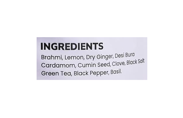 Amrita Naturals Brahmi Herbal Tea    Plastic Jar   