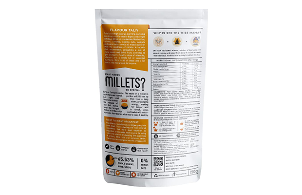 Wise Mama Berries And Nuts Millet Porridge    Pack   