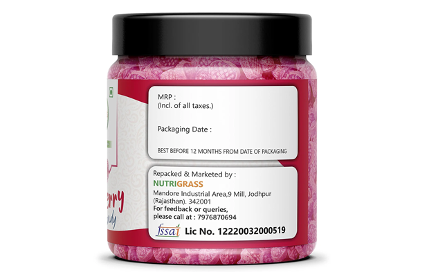 Nutrigrass Strawberry Candy    Plastic Jar   