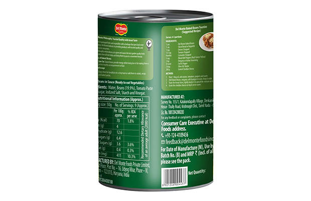 Del Monte Baked Beans in Sauce    Tin   