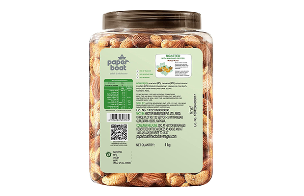 Paper Boat Roasted With Wayanad Pepper Mixed Nuts   Jar   