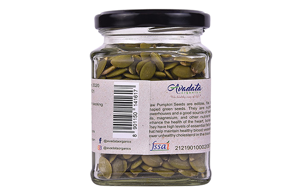 Team Demo Test Raw Pumpkin Seeds    Glass Jar   