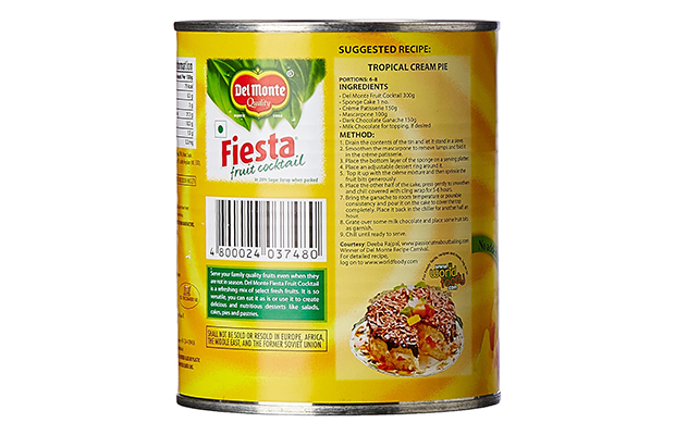 Del Monte Fiesta Fruit Cocktail    Tin   