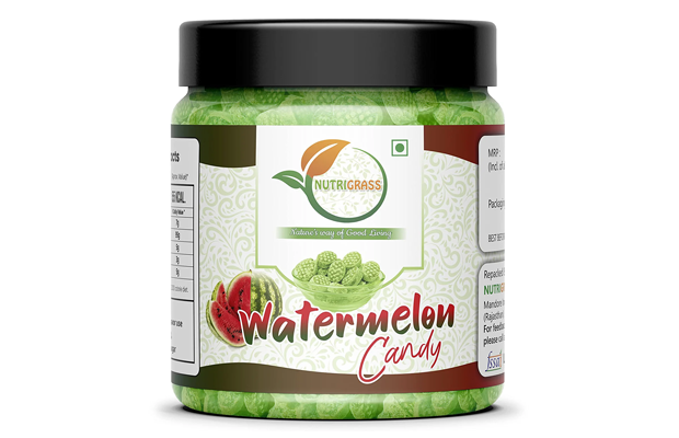 Nutrigrass Watermelon Candy    Plastic Jar   