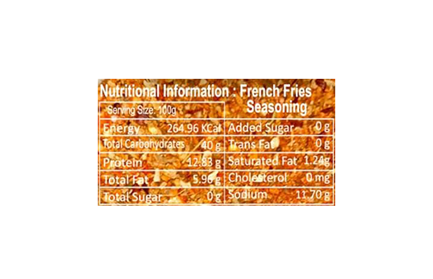 Chef Urbano French Fries Seasoning    Plastic Bottle   