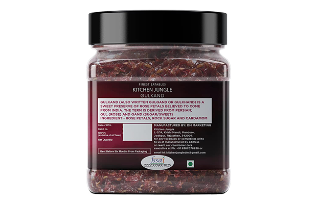 Kitchen Jungle Gulkand    Plastic Jar   