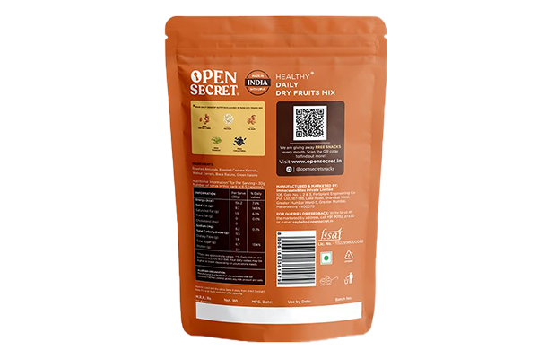 Open Secret Healthy Daily Dry Fruit MIx    Pack   