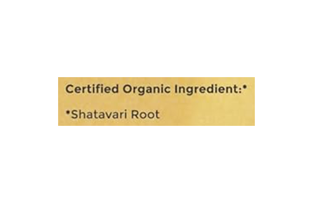 Carmel Organics Organic Shatavari Powder    Pack   