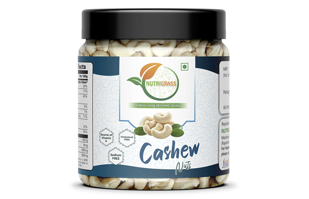 Nutrigrass Cashew Nuts    Plastic Jar   