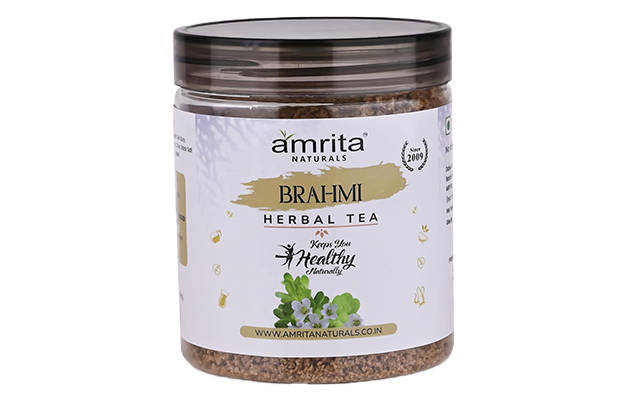 Amrita Naturals Brahmi Herbal Tea    Plastic Jar   
