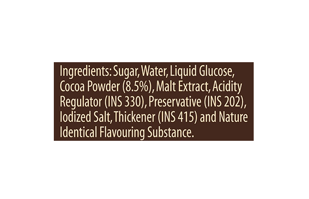 Del Monte Chocolate Flavoured Syrup    Plastic Bottle   