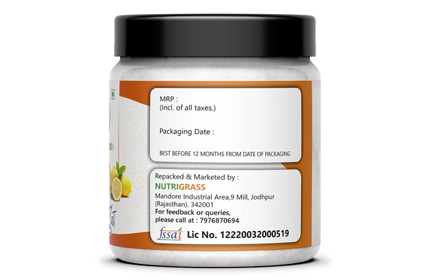 Nutrigrass Nimbu Sat    Plastic Jar   