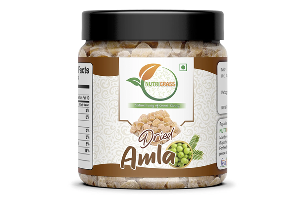 Nutrigrass Dried Amla    Plastic Jar   