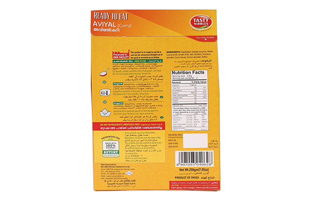 Tasty Nibbles Aviyal Curry    Pack   