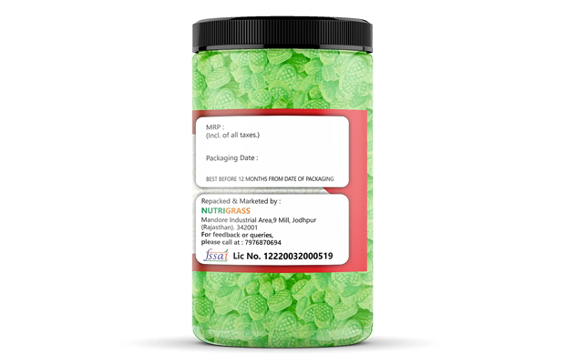 Nutrigrass Watermelon Candy    Plastic Jar   
